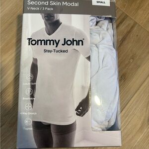 Tommy John Second Skin Modal White Undershirt 3 Pack